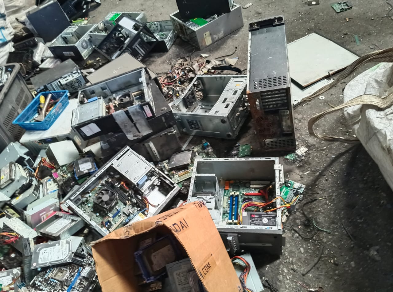 Industrial scrap collection